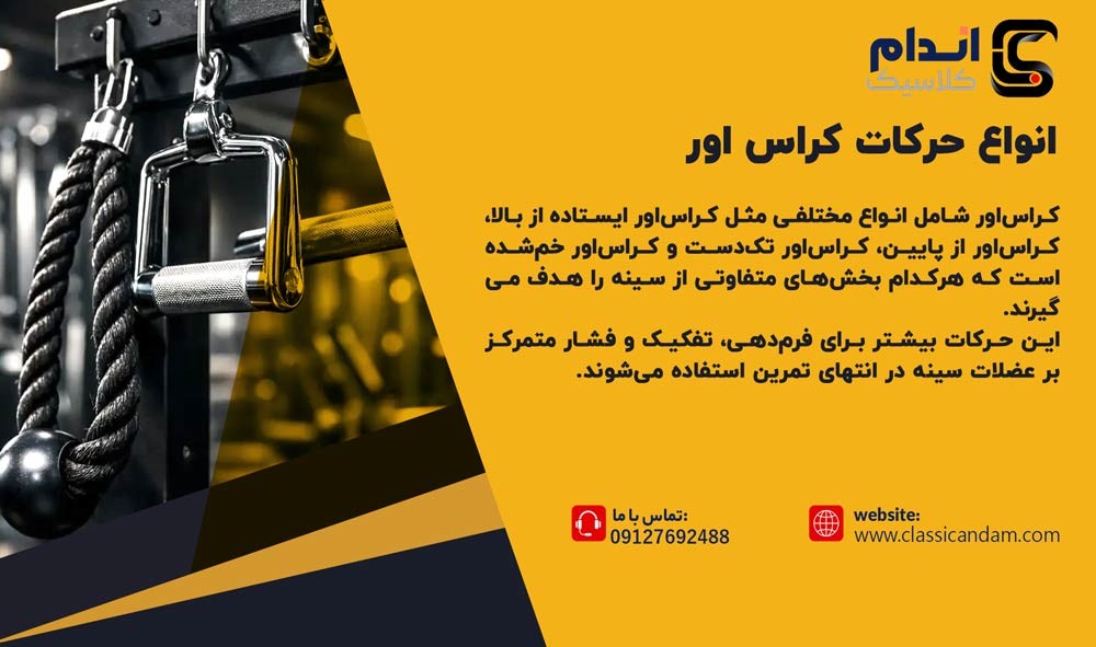 انواع حرکات کراس اور 
