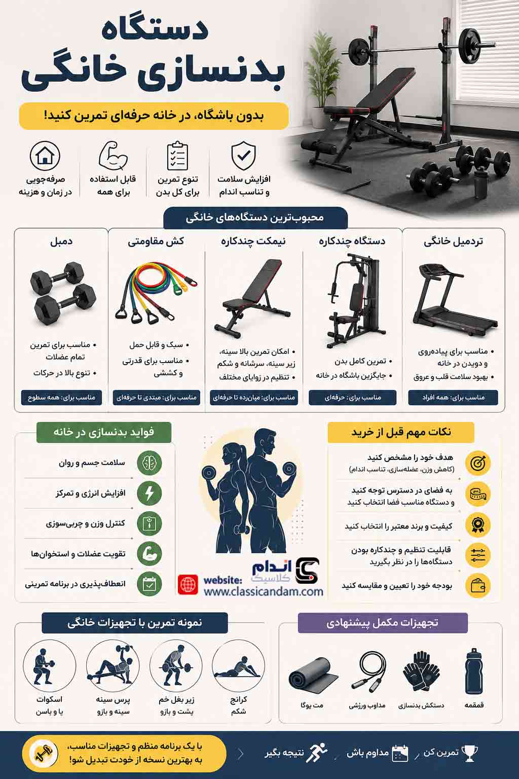 دستگاه بدنسازی خانگی