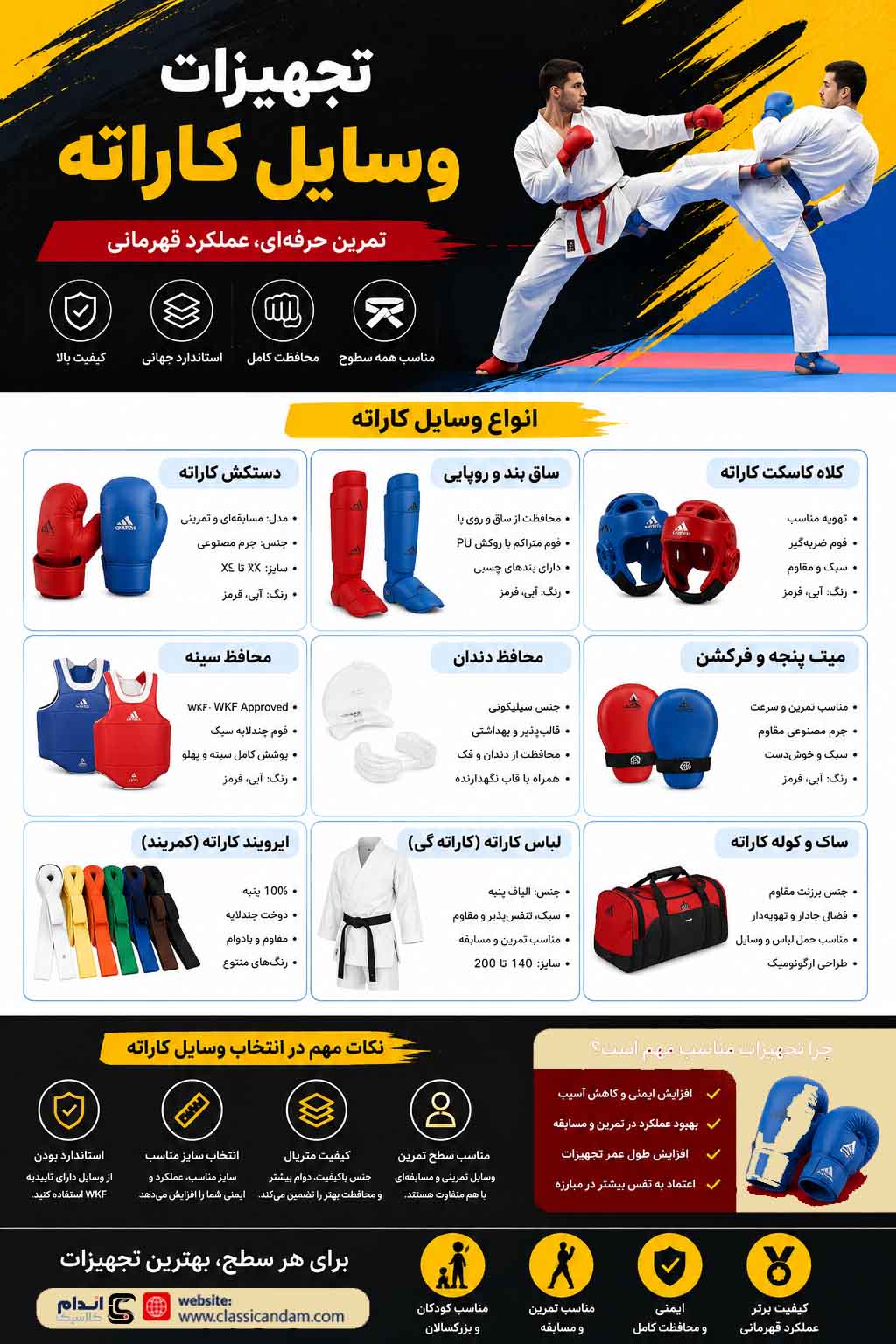 خرید وسایل کاراته